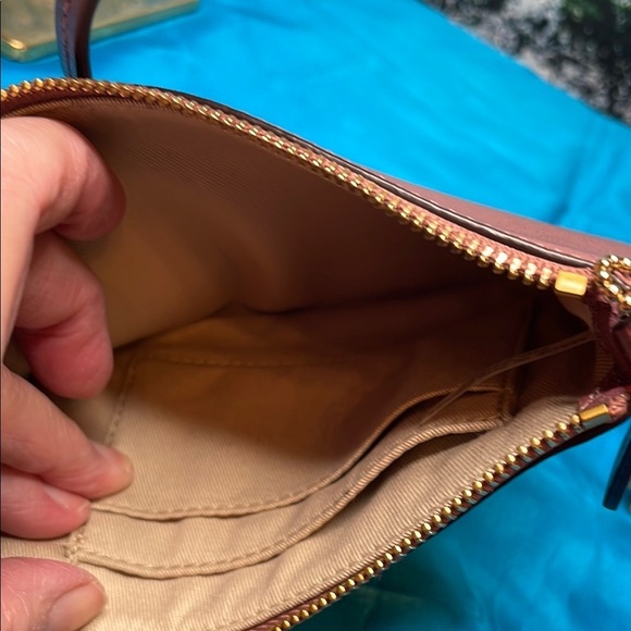 Coach Dusky Pink Wristlet with Wrist Strap VGC - Picture 2 of 7